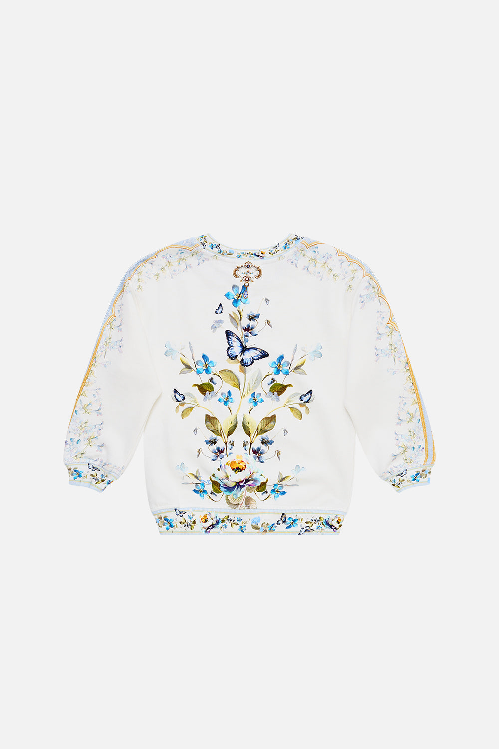 The CAMILLA WAIST TIE SHIRT DRESS WITH BUBBLE SLEEVE TALES OF TOPKAPI PALACE in our  print.