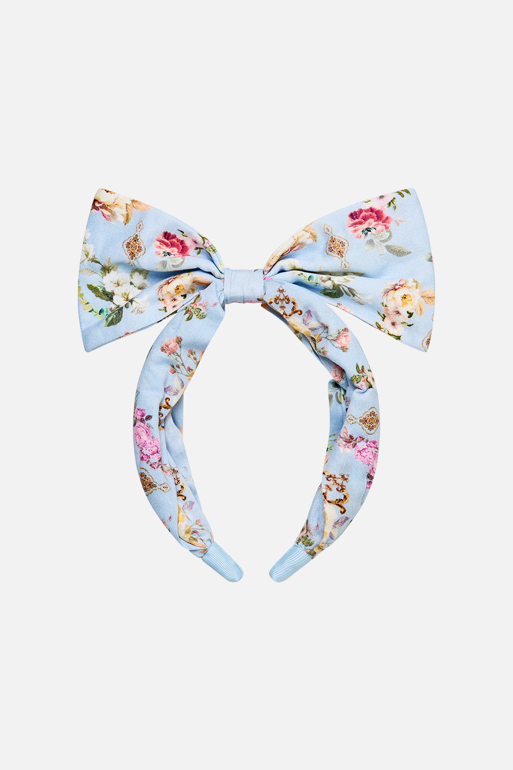KIDS HEADBAND WITH LARGE BOW TILED IN TIME