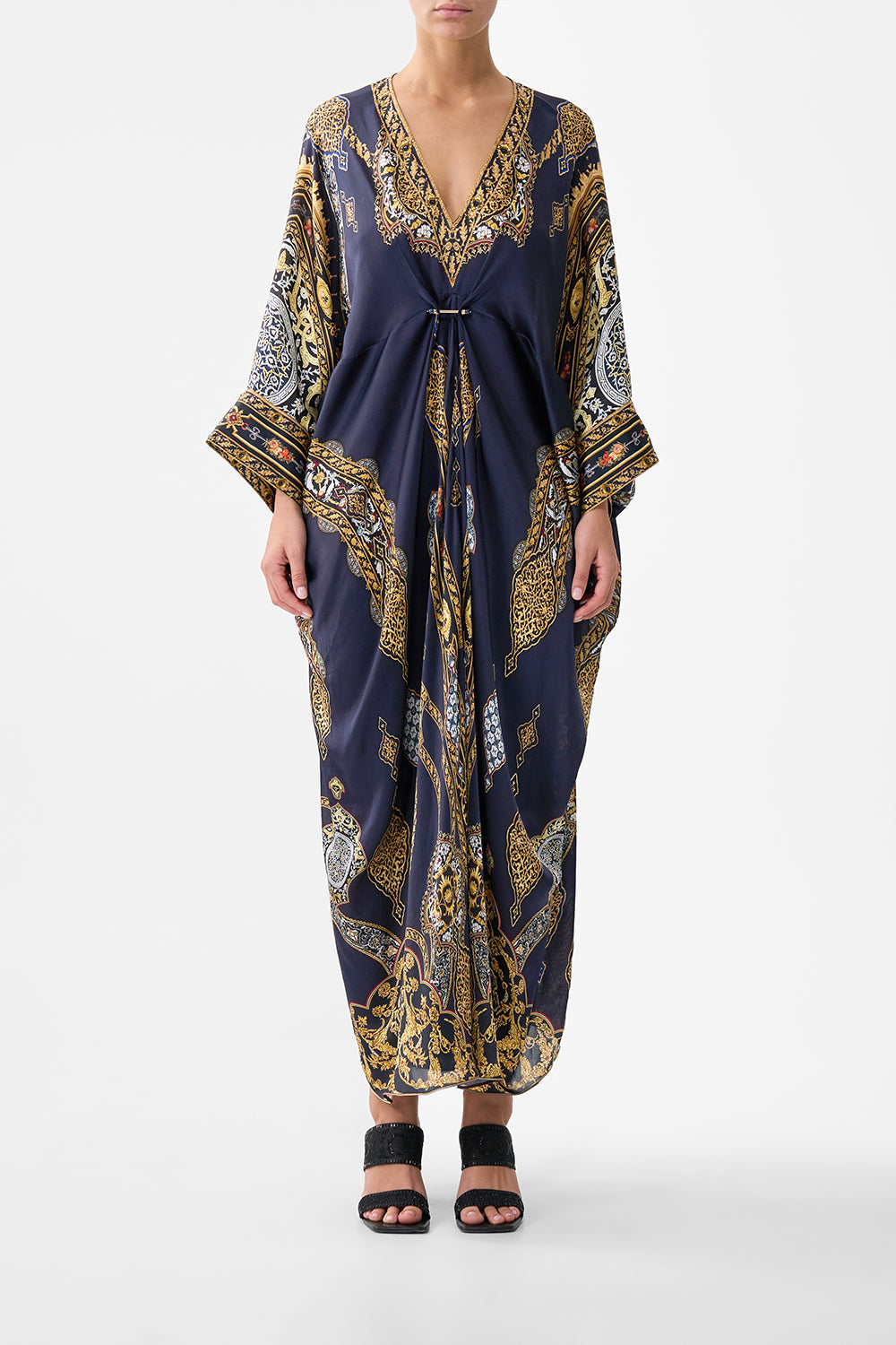 PIERCED V NECK KAFTAN THE IMPERIAL GATE