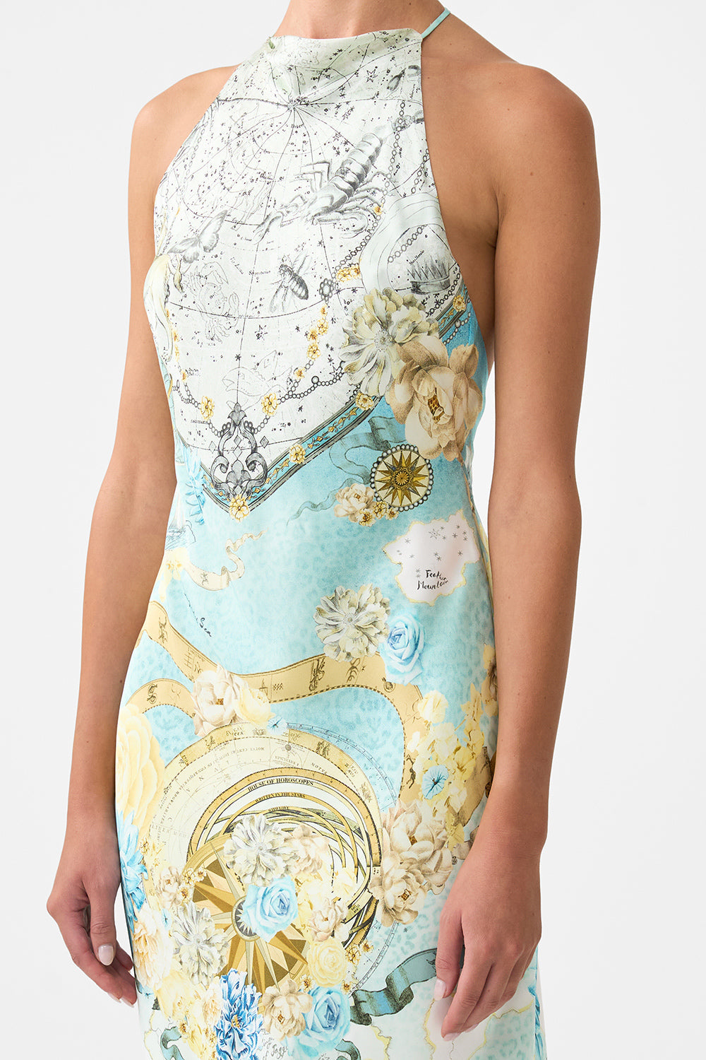 HALTER CHAIN SLIP DRESS MY LUCKY STARS