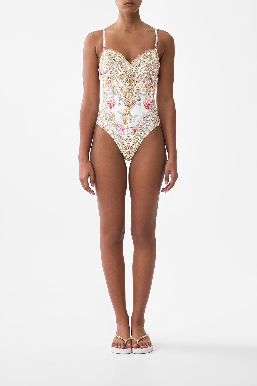 SWEETHEART NECK UNDERWIRE ONE PIECE OTTOMAN DYNASTY