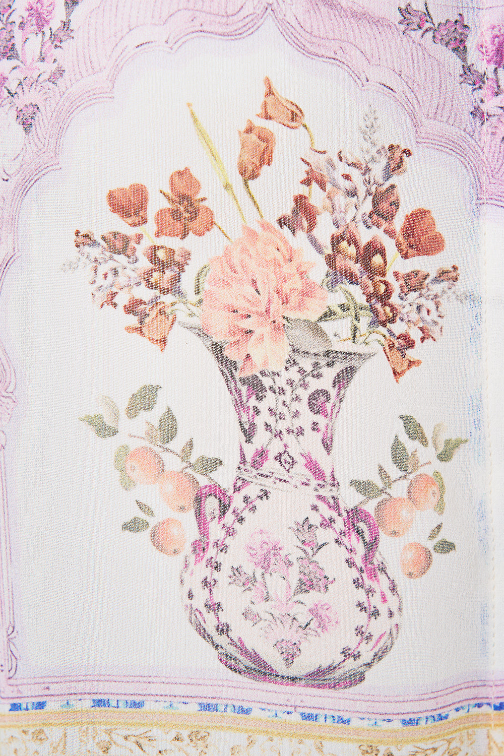 The CAMILLA EMBROIDERED TRI BIKINI PATCHWORK PANORAMA in our  print.