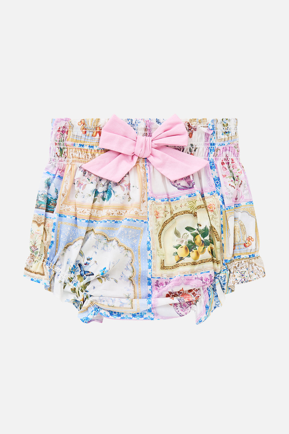 The CAMILLA STRAPPY HIGH LOW DRESS WITH POCKETS OTTOMAN DYNASTY in our  print.