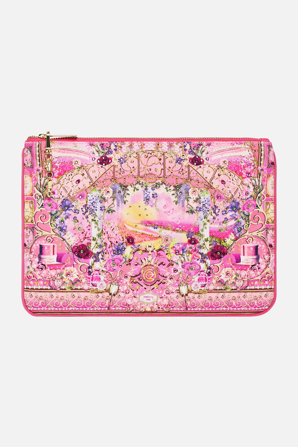 SMALL CANVAS CLUTCH TOTALLY OZMOPOLITAN