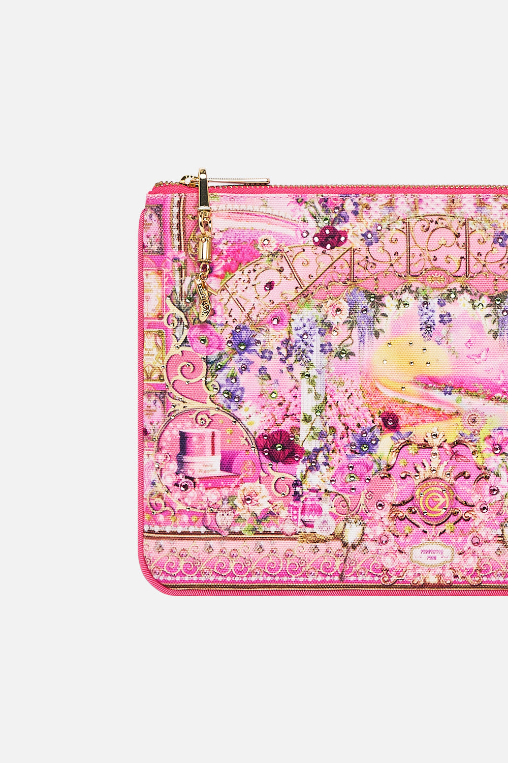 SMALL CANVAS CLUTCH TOTALLY OZMOPOLITAN