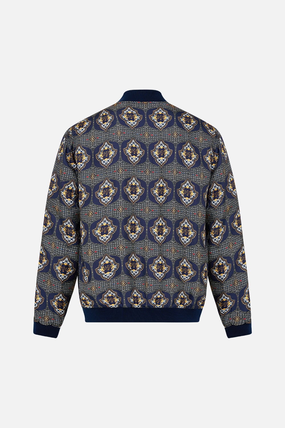 The CAMILLA SWEAT-TRENCH COAT OTTOMAN ELEGANCE in our  print.