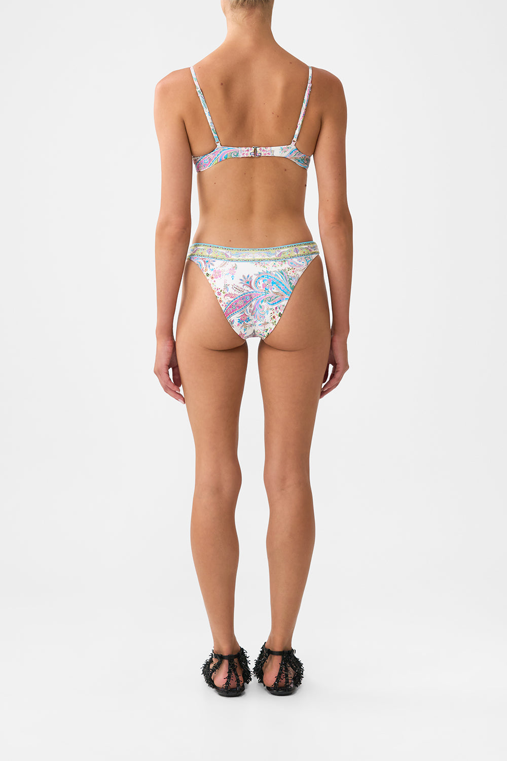 CONTINUOUS UNDERWIRE MOULDED CUP BIKINI TOP MAGIC CARPET RIDE