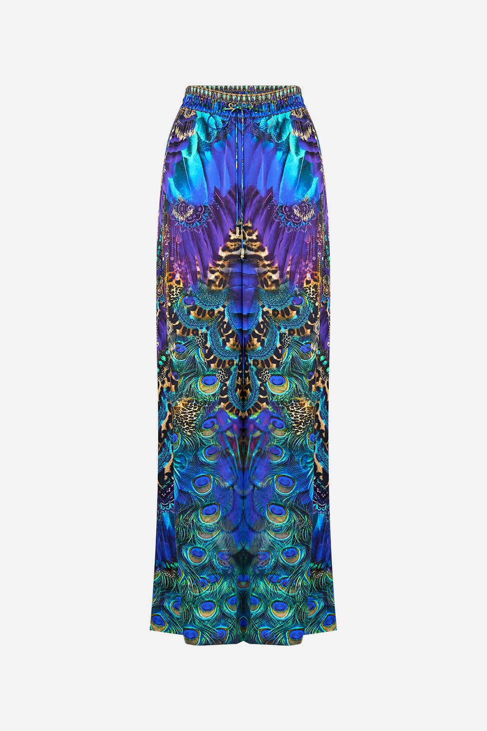 The CAMILLA ENCHANTED OCEANIA PENDANT NECKLACE GOLD in our  print.