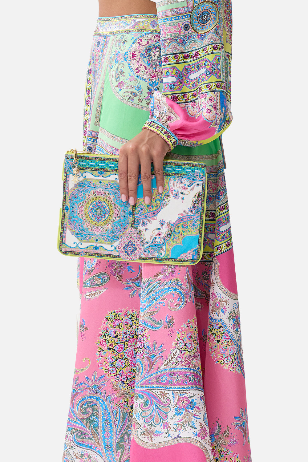 SMALL CANVAS CLUTCH MAGIC CARPET RIDE