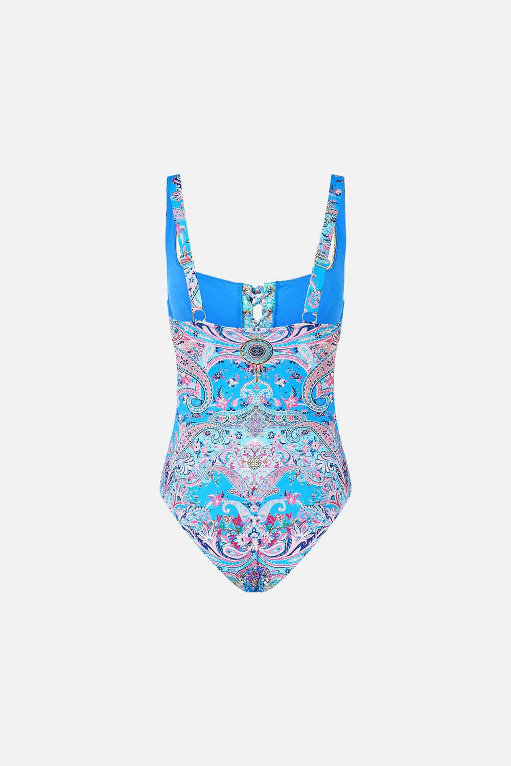 The CAMILLA TWIST FRONT DRESS ISTANBUL ANIMALIA in our  print.