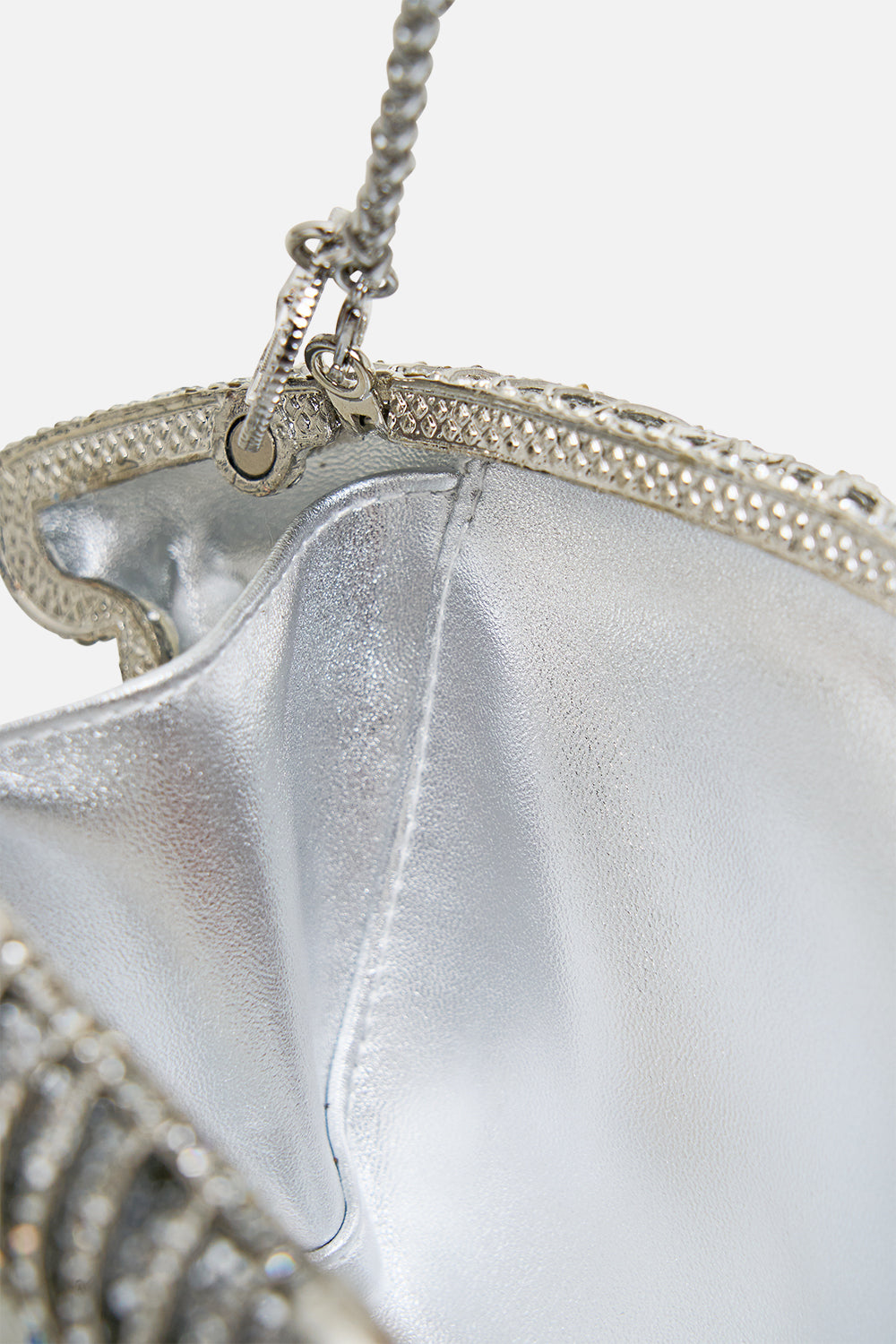 EMBELLISHED CRYSTAL EYE CLUTCH BAG CRYSTAL