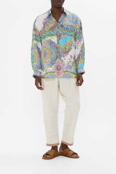 LONG SLEEVE OVERSIZED SHIRT MAGIC CARPET RIDE