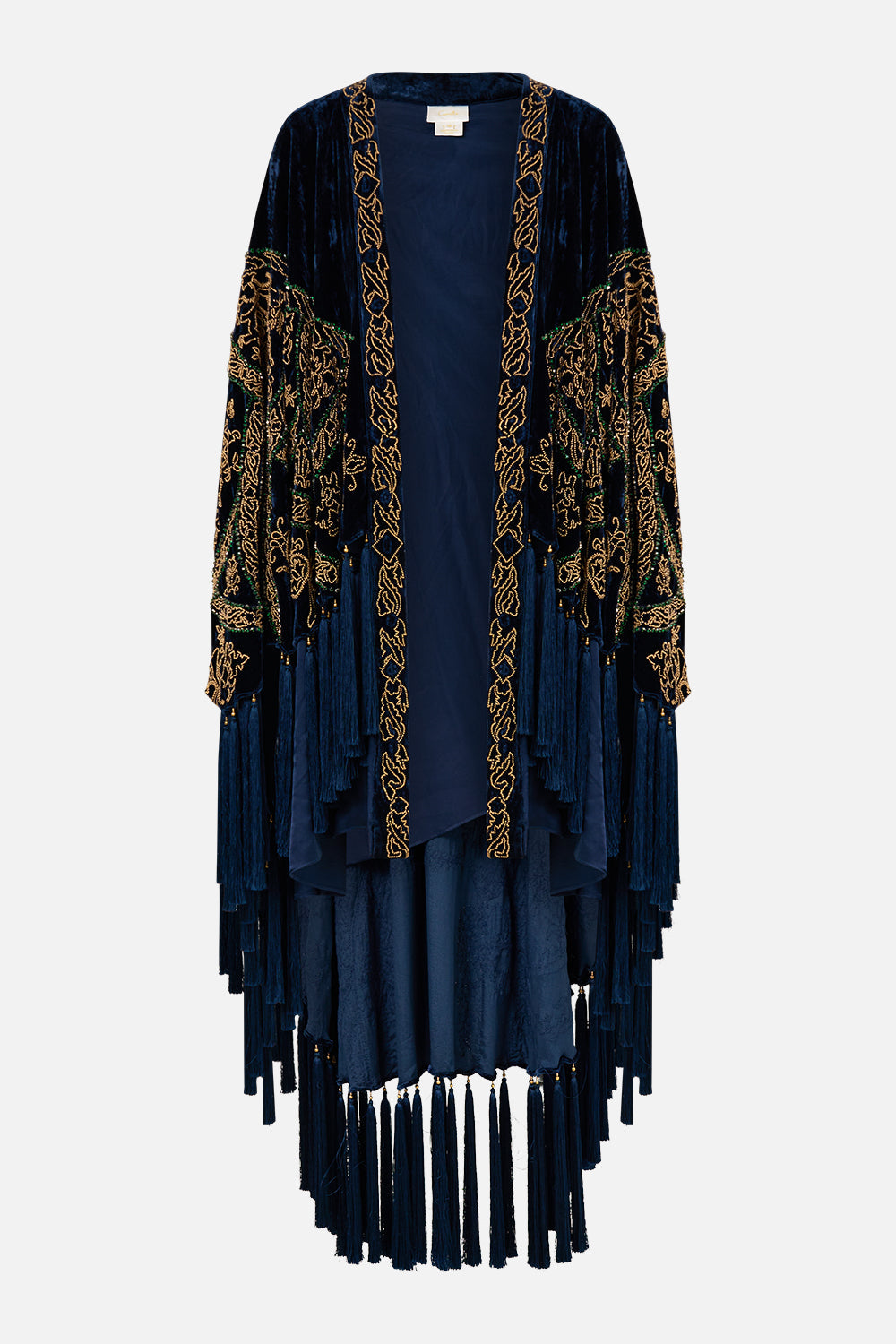 The CAMILLA SOFT WIDE LEG PANT WITH TIE DETAIL TWILIGHT IN ISTANBUL in our  print.