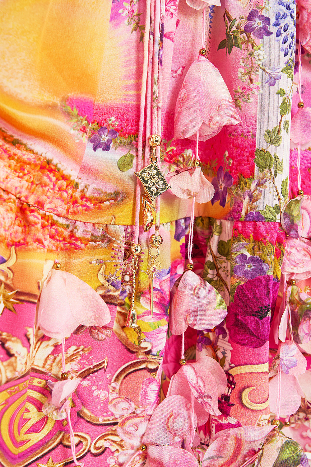 GATHERED BUST TIERED MINI DRESS TOTALLY OZMOPOLITAN