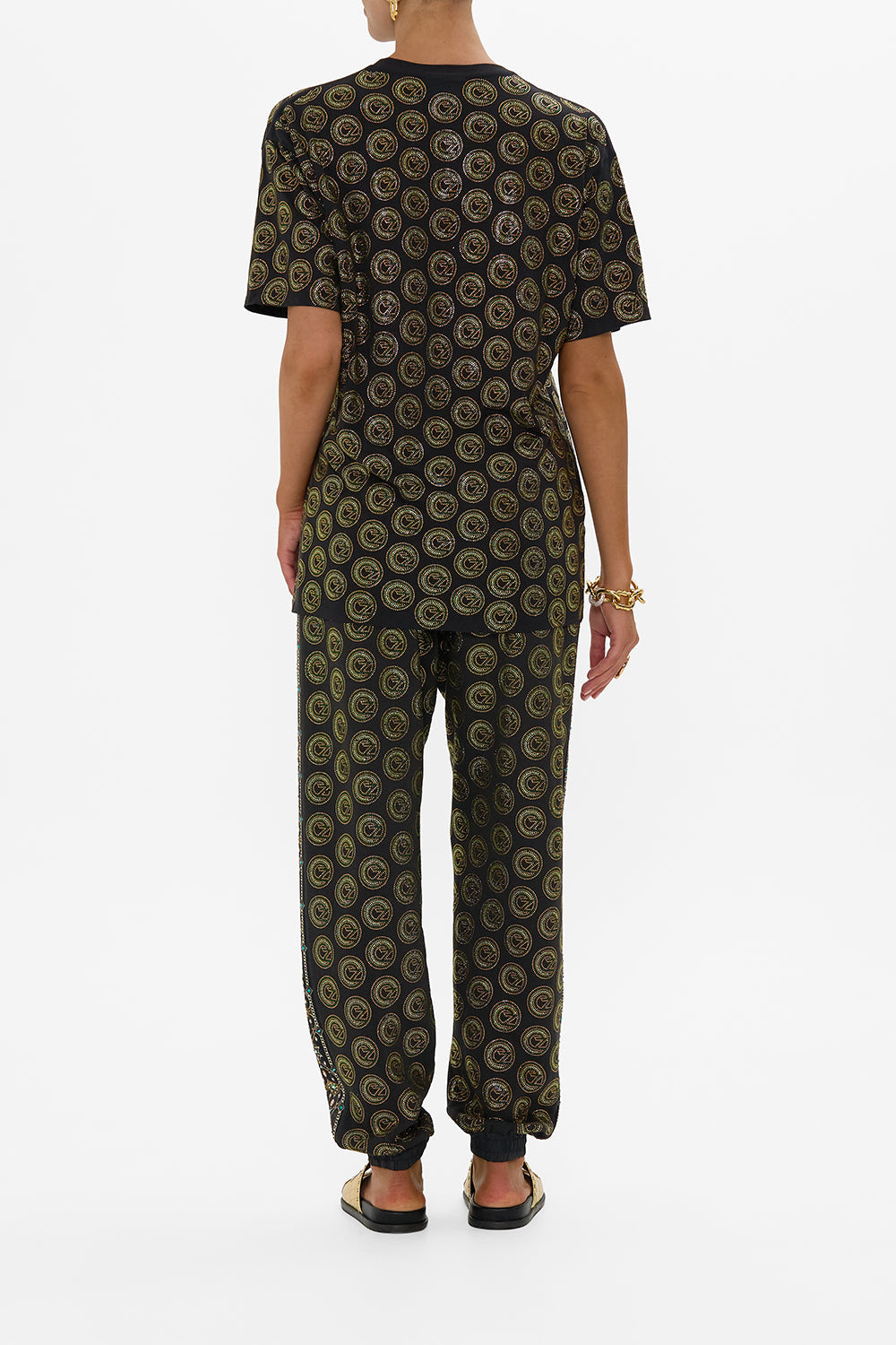 OVERSIZED BAND TEE- BLACK DEFY GRAVITY