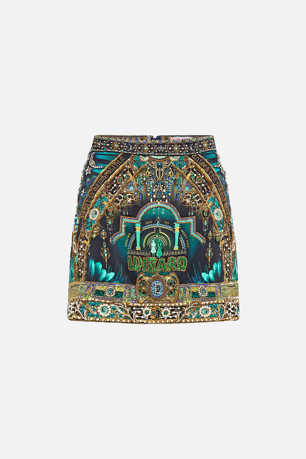 The CAMILLA TIE ONE SHOULDER DRESS CORRIDOR OF CALM in our CORRIDOR OF CALM print.