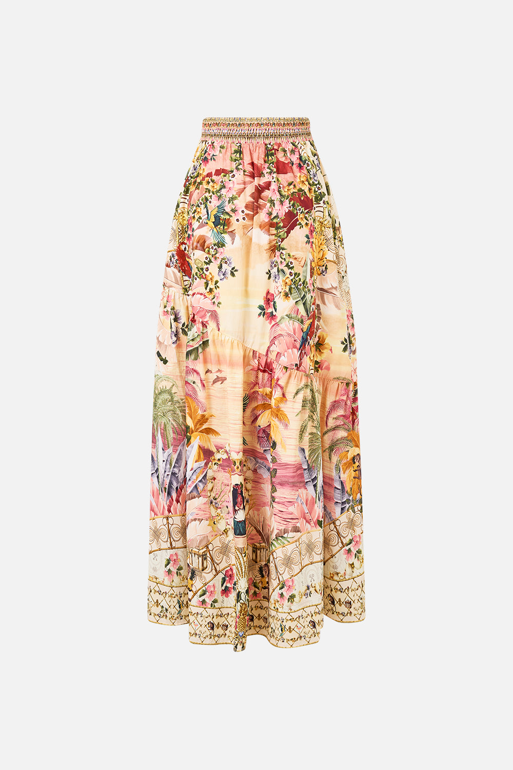 SKIRT WITH SHAPED SEAM WELCOME TO THE WHITE LOTUS