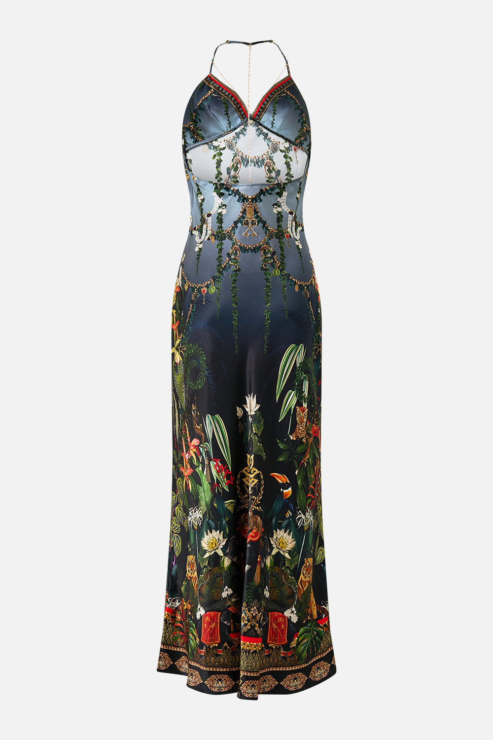 CHAIN DETAIL SLIP DRESS READY FOR MY WELCOME DRINK