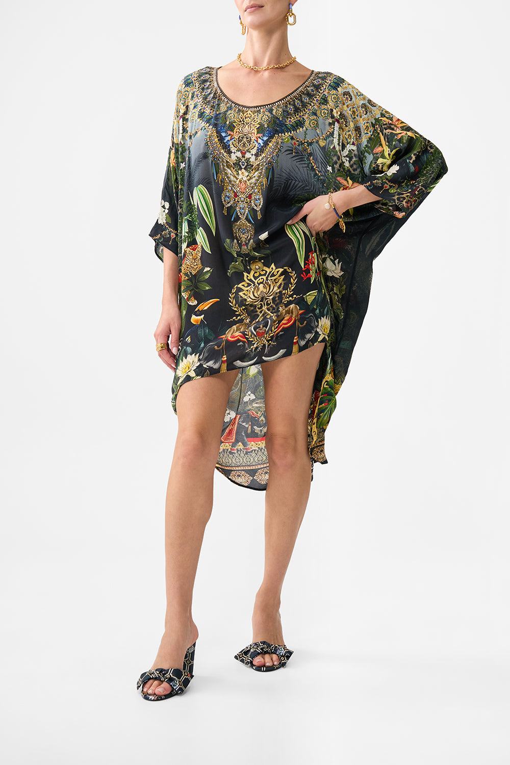 SCOOP BACK HEM DRESS READY FOR MY WELCOME DRINK