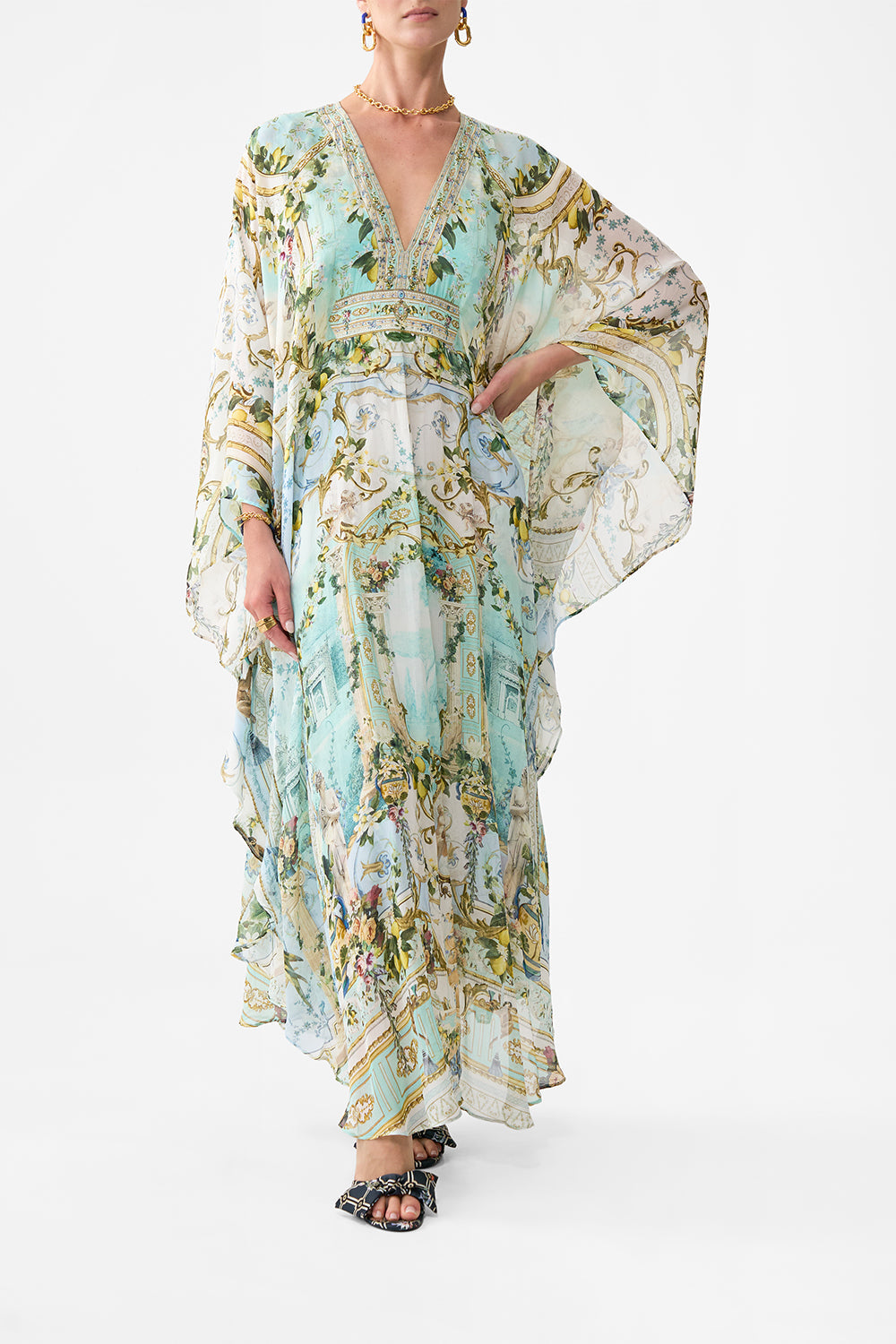 LONG KAFTAN WITH WAIST DETAIL VENUS ON A VESPA