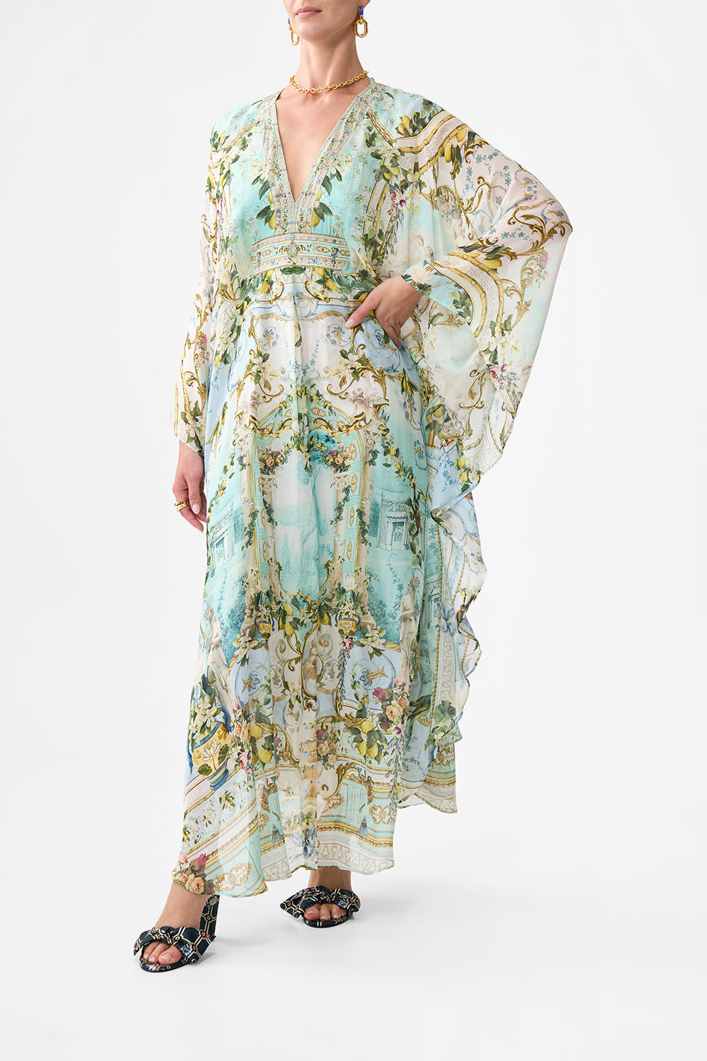 LONG KAFTAN WITH WAIST DETAIL VENUS ON A VESPA
