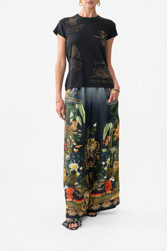 SLIM FIT ROUND NECK T-SHIRT READY FOR MY WELCOME DRINK