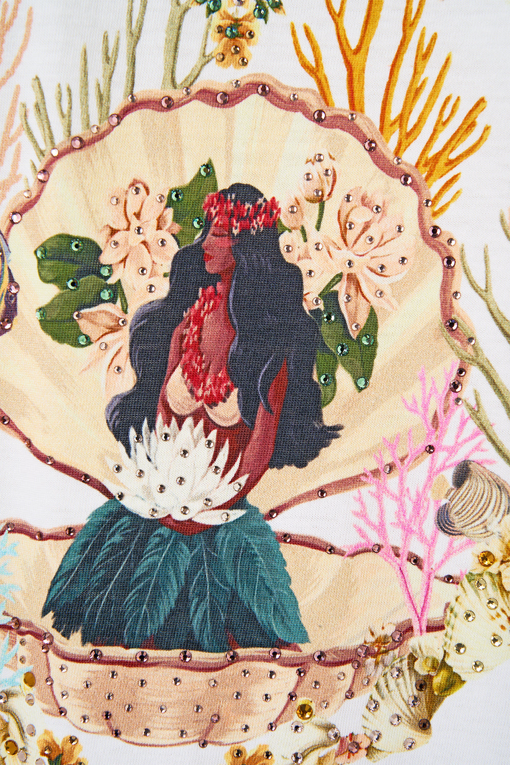 The CAMILLA BUTTON FRONT FRILL DRESS MEET ME AT THE MAJESTIC in our MEET ME AT THE MAJESTIC print.