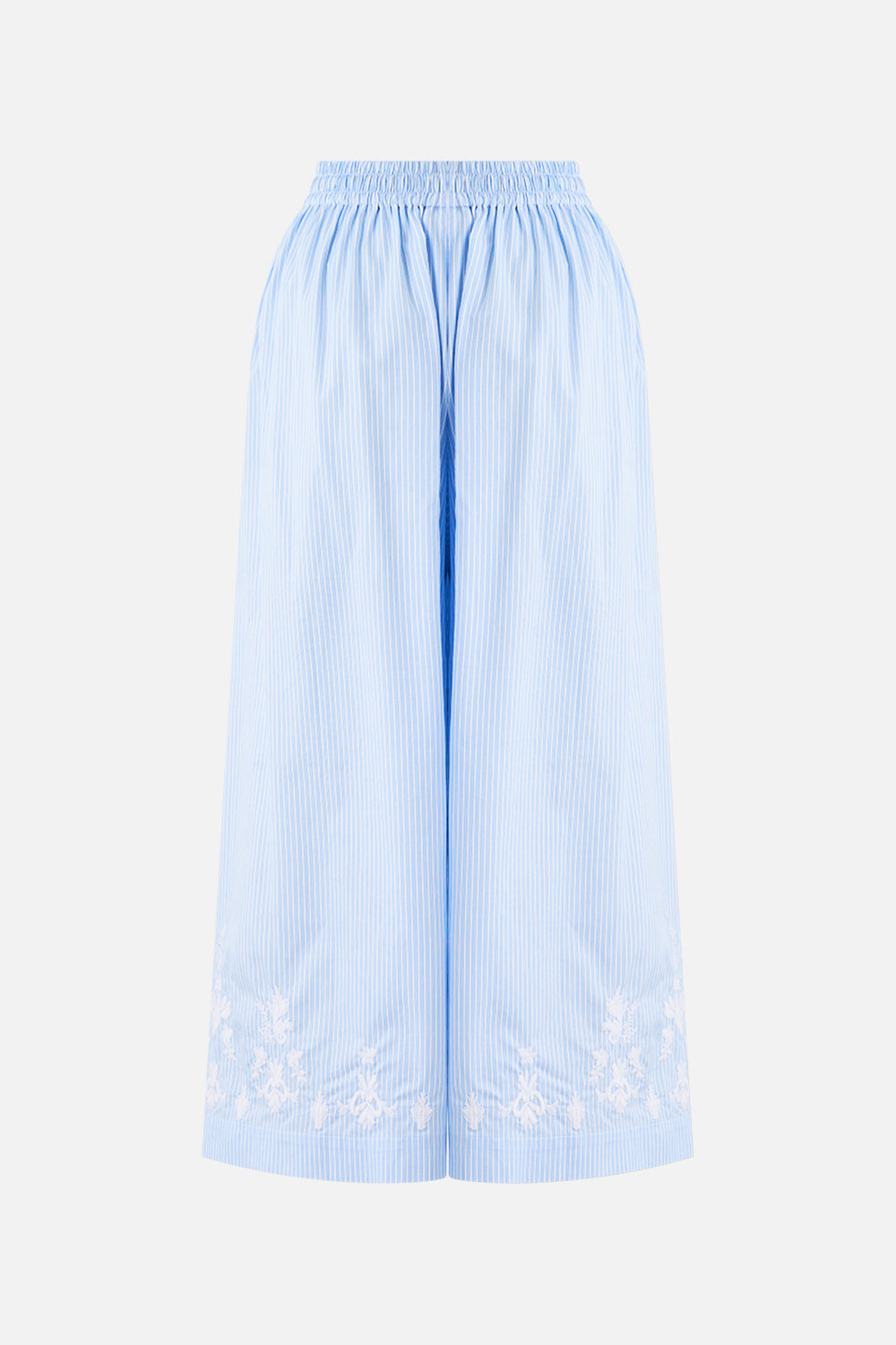 WIDE LEG ELASTIC WAIST PANT OTTOMAN OPULENCE