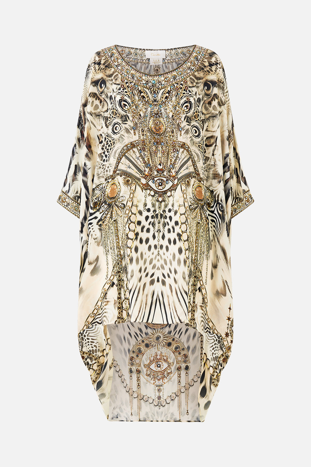 The CAMILLA GATHERED MINI TIERED DRESS WITH FRILL DETAIL LEGEND HAS IT in our  print.