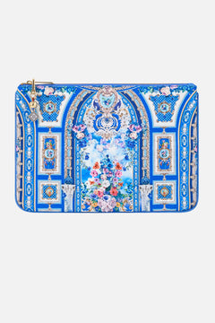 SMALL CANVAS CLUTCH OTTOMAN OPULENCE