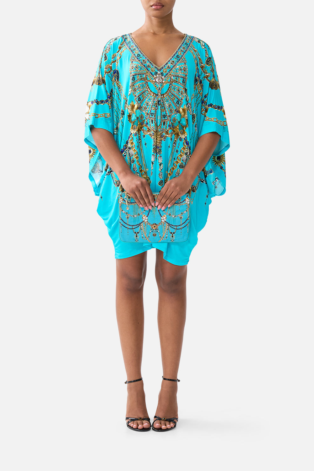 SMALL CANVAS CLUTCH TOTEMS AND TREASURES