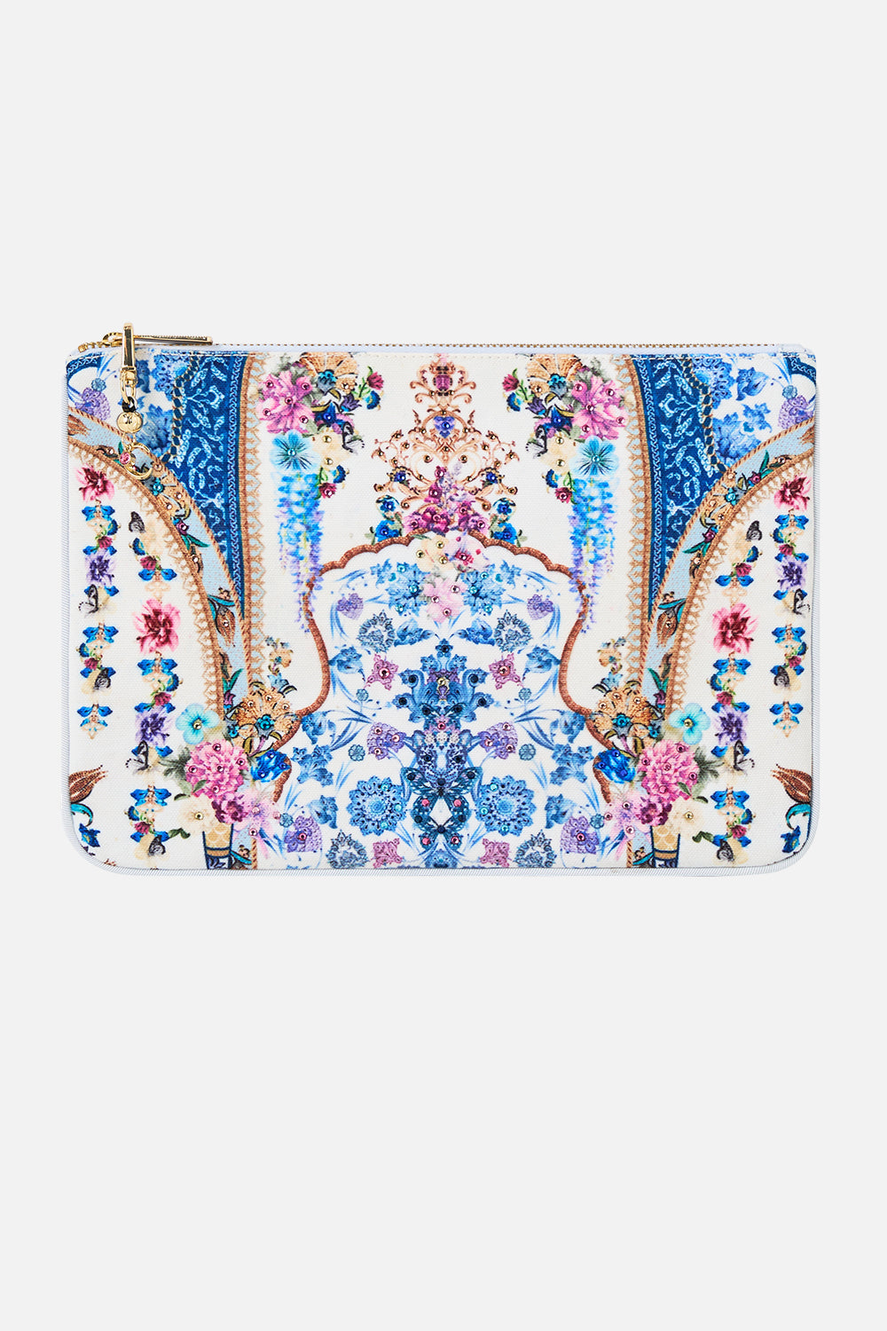 SMALL CANVAS CLUTCH ALL ABOUT THAT LACE