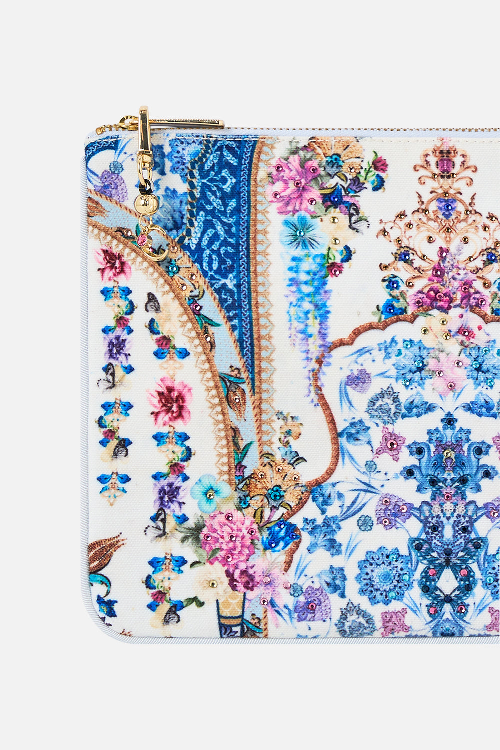 SMALL CANVAS CLUTCH ALL ABOUT THAT LACE