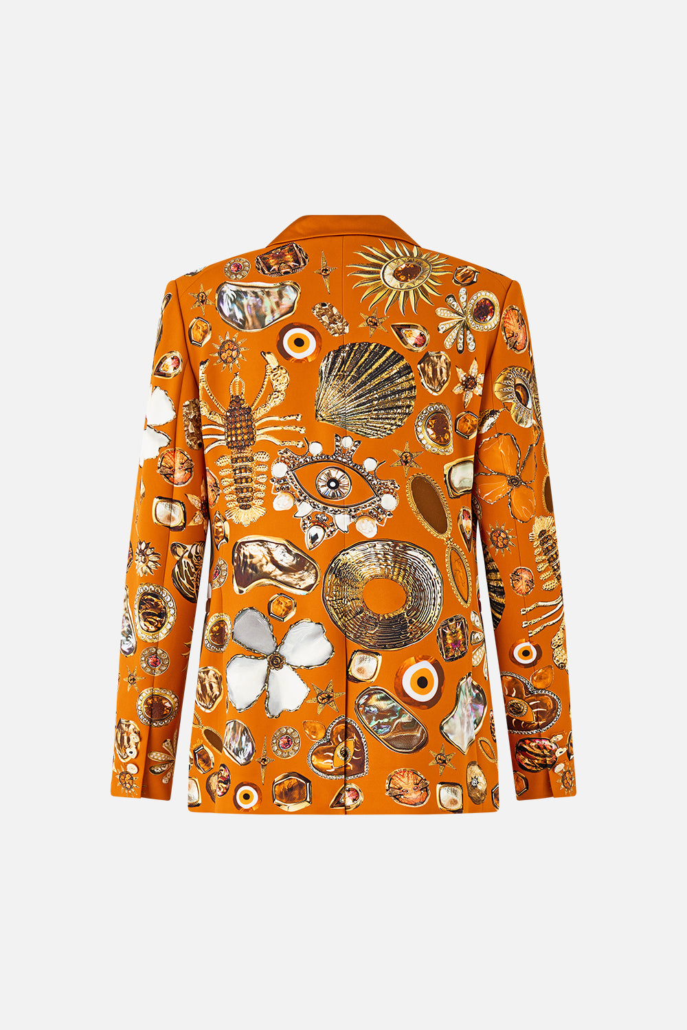 SINGLE BREASTED PEAK COLLAR BLAZER TALISMANS OF TURKIYE