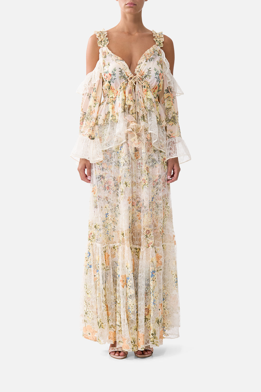 COLD SHOULDER RUFFLE TOP TWILIGHT IN ISTANBUL