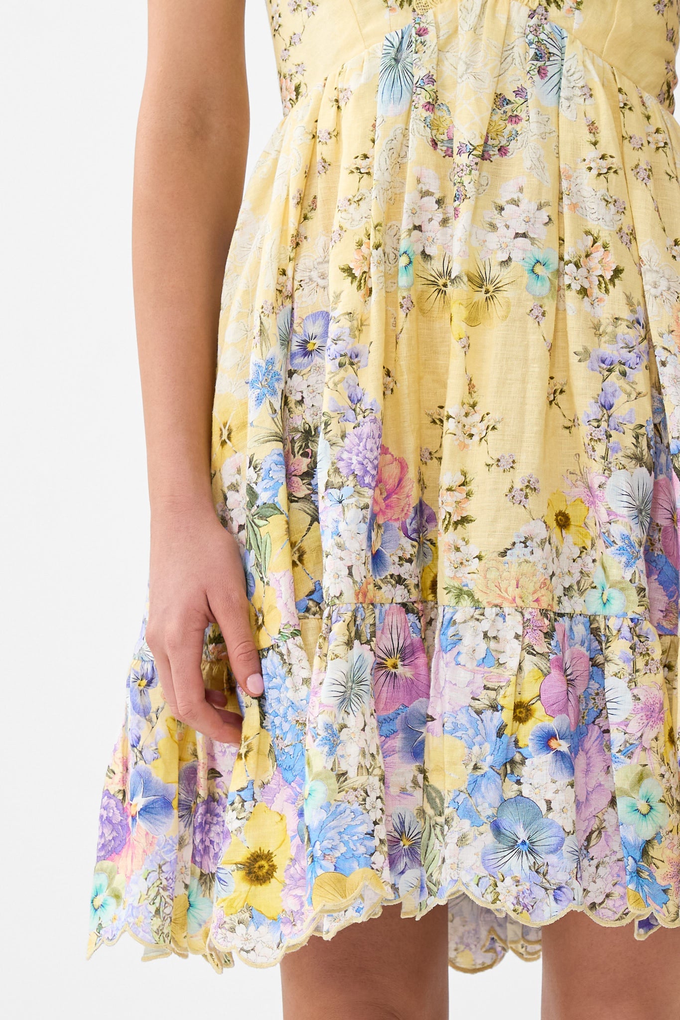 The CAMILLA GATHER NECK HARDWARE MAXI DRESS TURKISH DELIGHT in our  print.