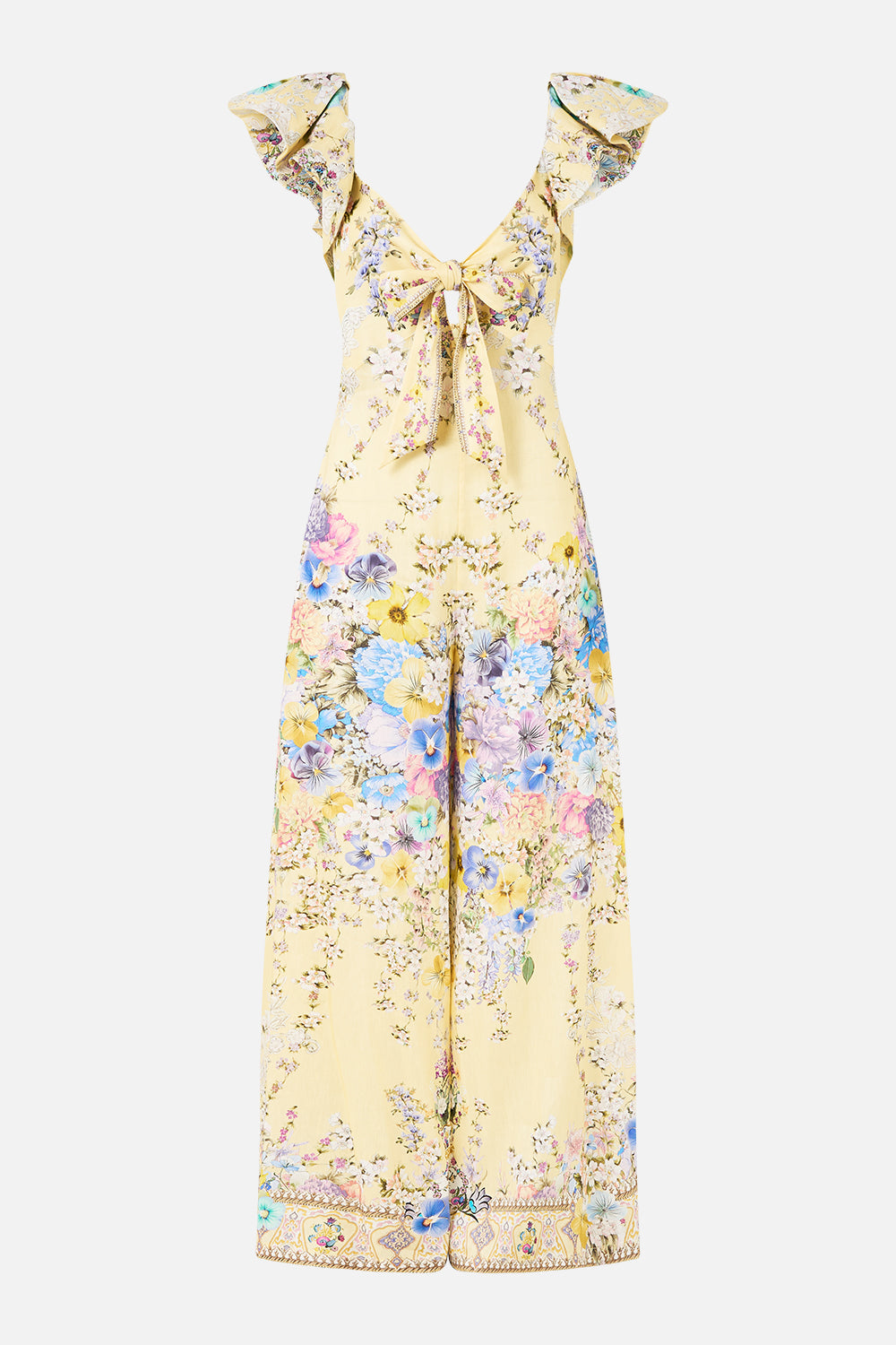 The CAMILLA T-BACK SHOESTRING TOP PAPERS AND CURIOUS CAPERS in our  print.