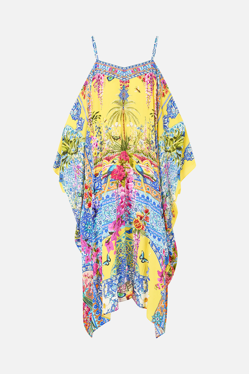 The CAMILLA THROW OVER OTTOMAN ELEGANCE in our  print.
