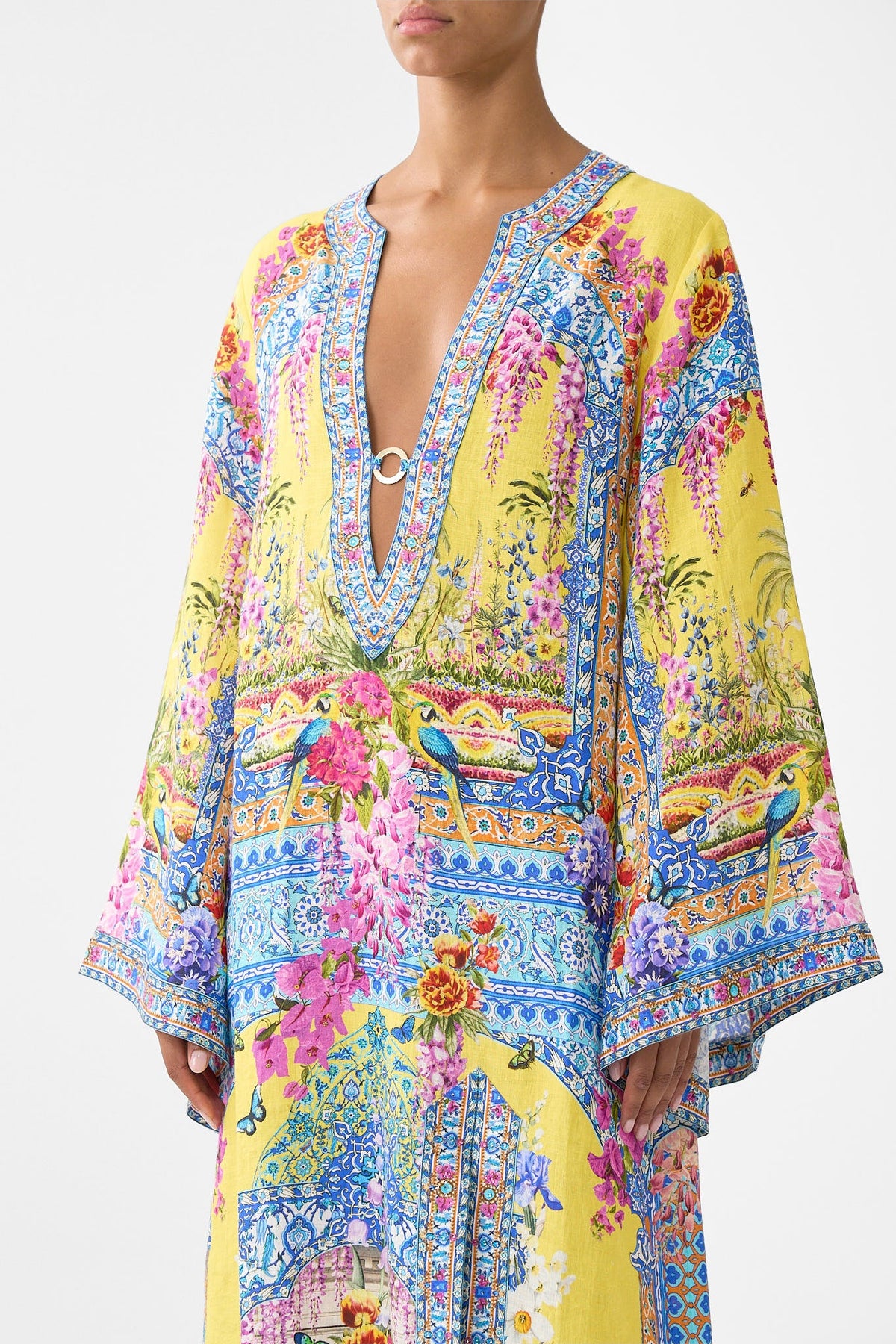 DEEP V-NECK HARDWARE KAFTAN SULTANAHMET SUMMER