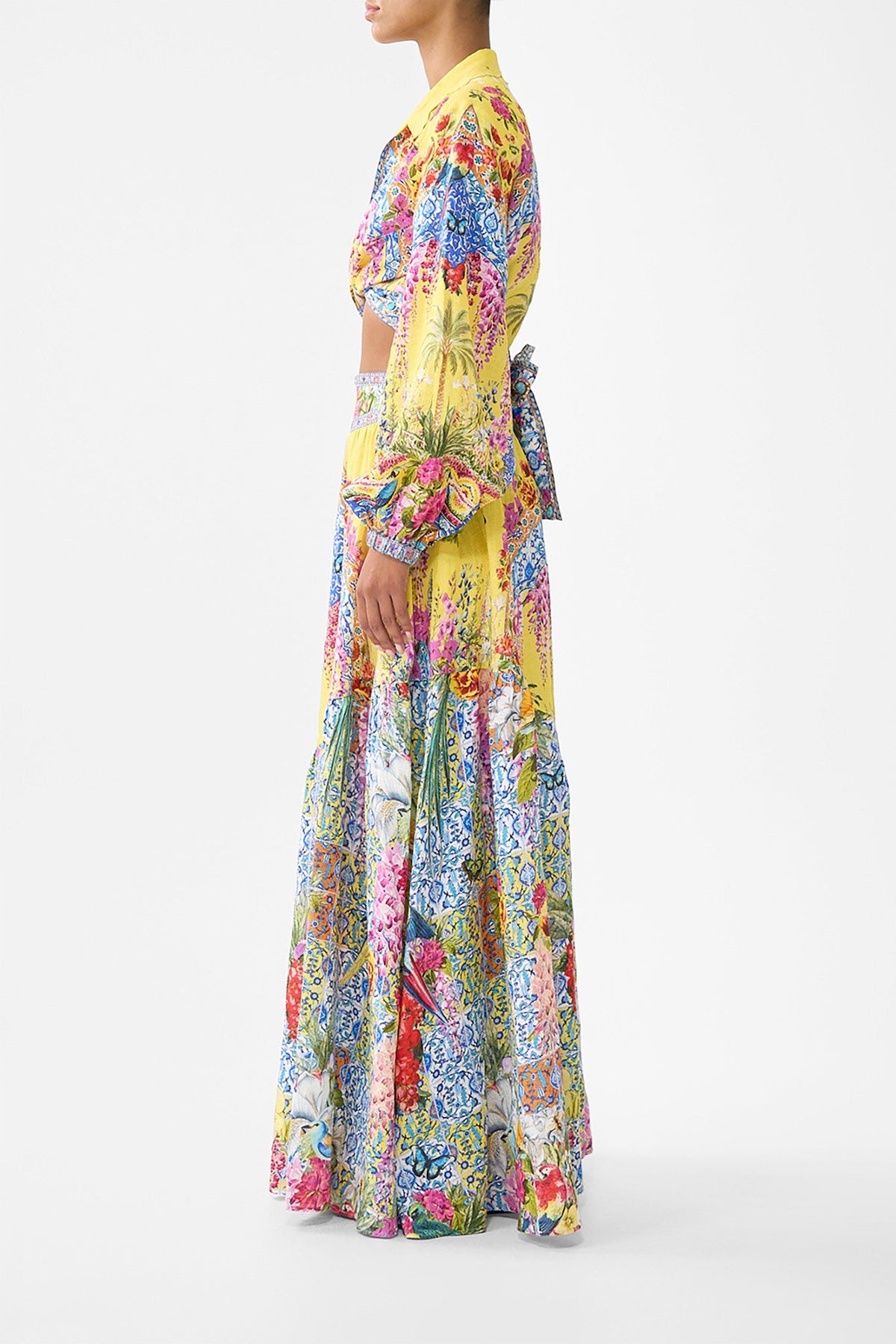 SKIRT WITH SHAPED SEAM SULTANAHMET SUMMER