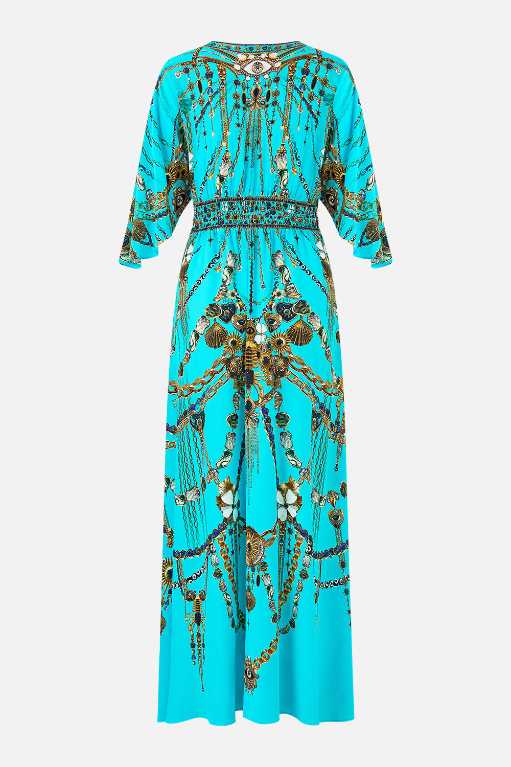 TWIST FRONT WAISTED DRESS TOTEMS AND TREASURES