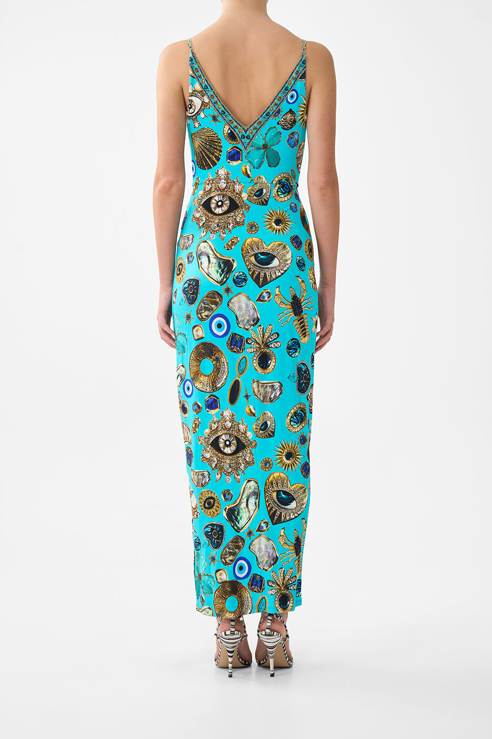 STRAPPY DRESS WITH TWIST FRONT TOTEMS AND TREASURES