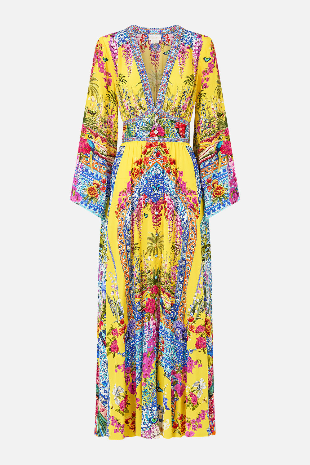 KIMONO SLEEVE DRESS WITH SHIRRING DETAIL SULTANAHMET SUMMER