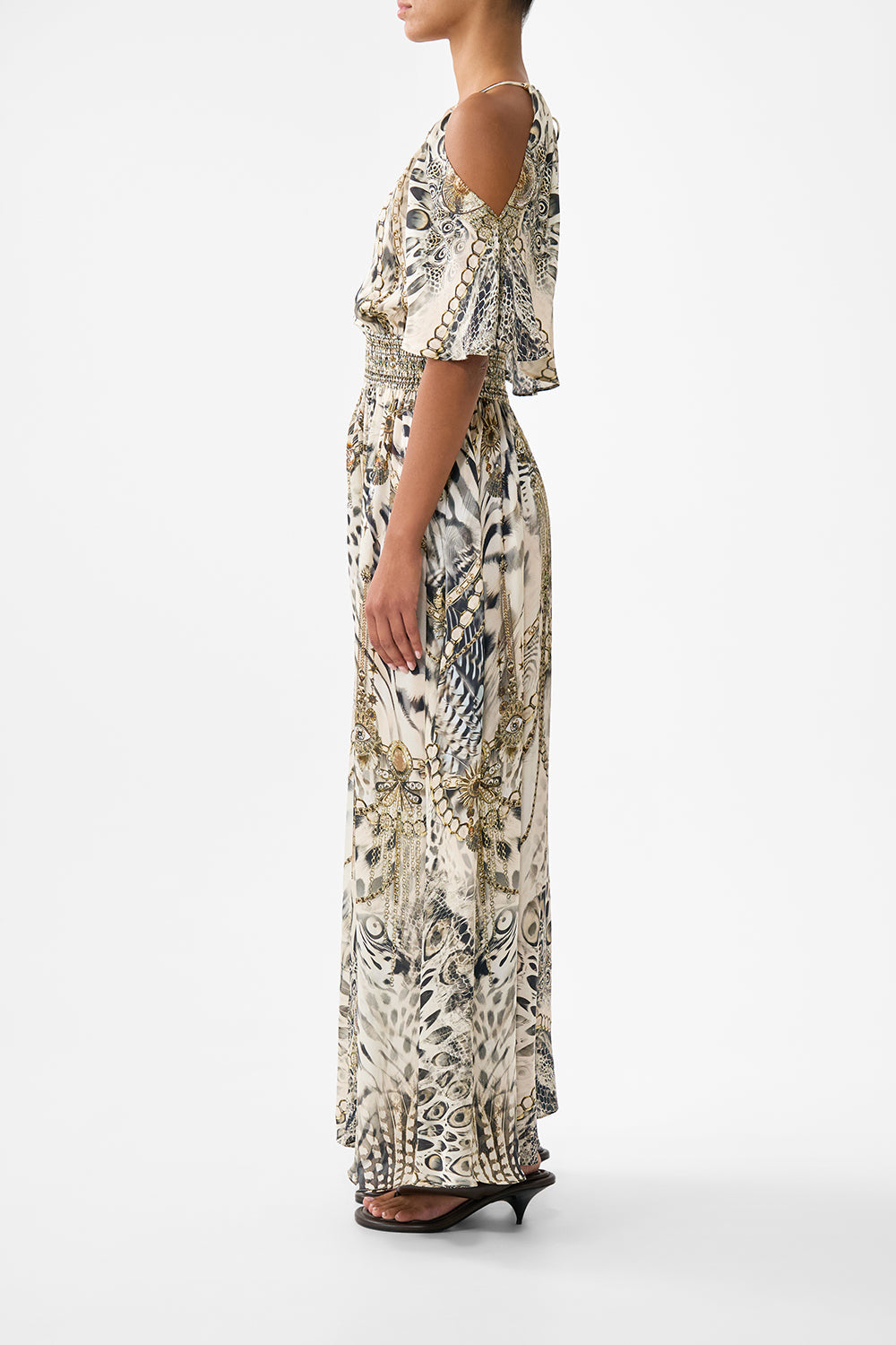 The CAMILLA FLARE TROUSER WITH SEAM DETAIL TALISMANS OF TURKIYE in our  print.