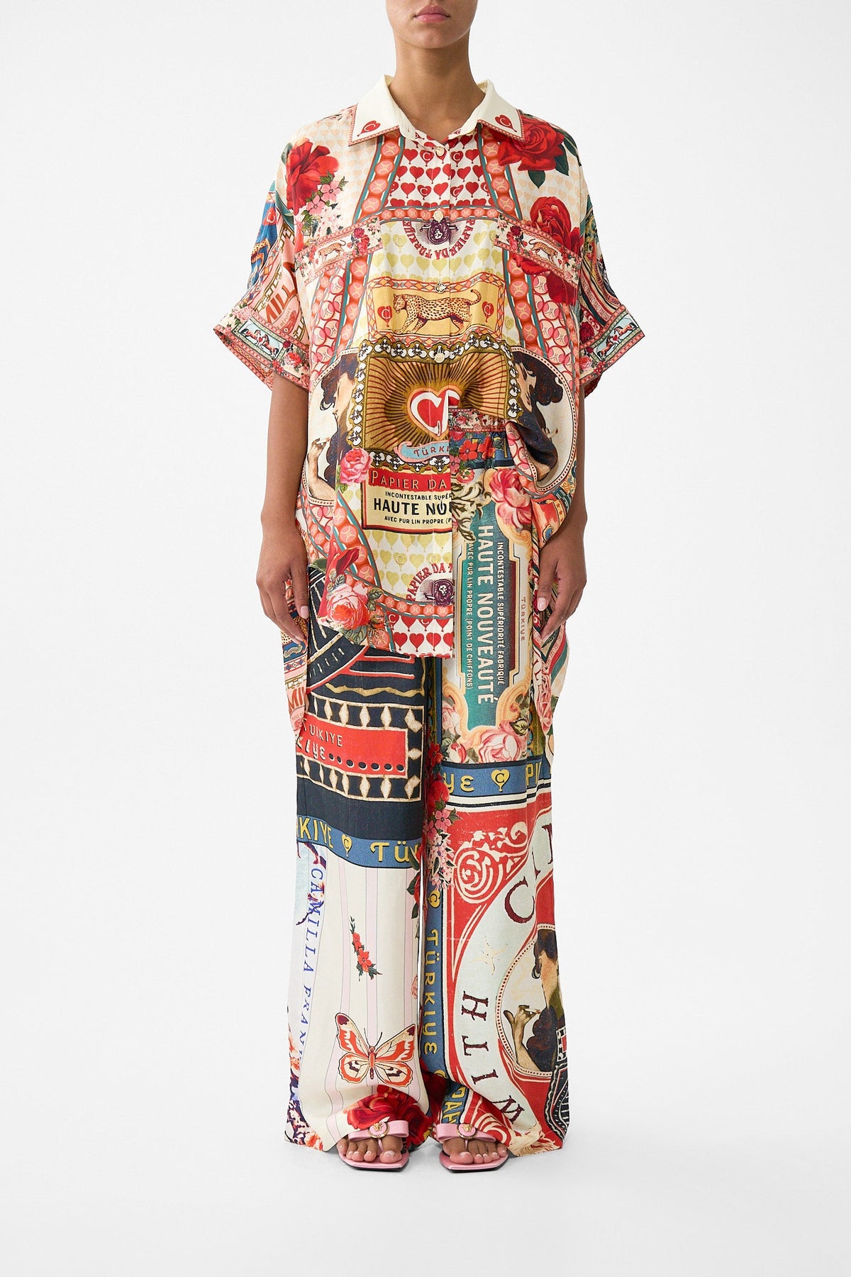 BUTTON FRONT LOUNGE PANT HIGH CLASS HOOKAH