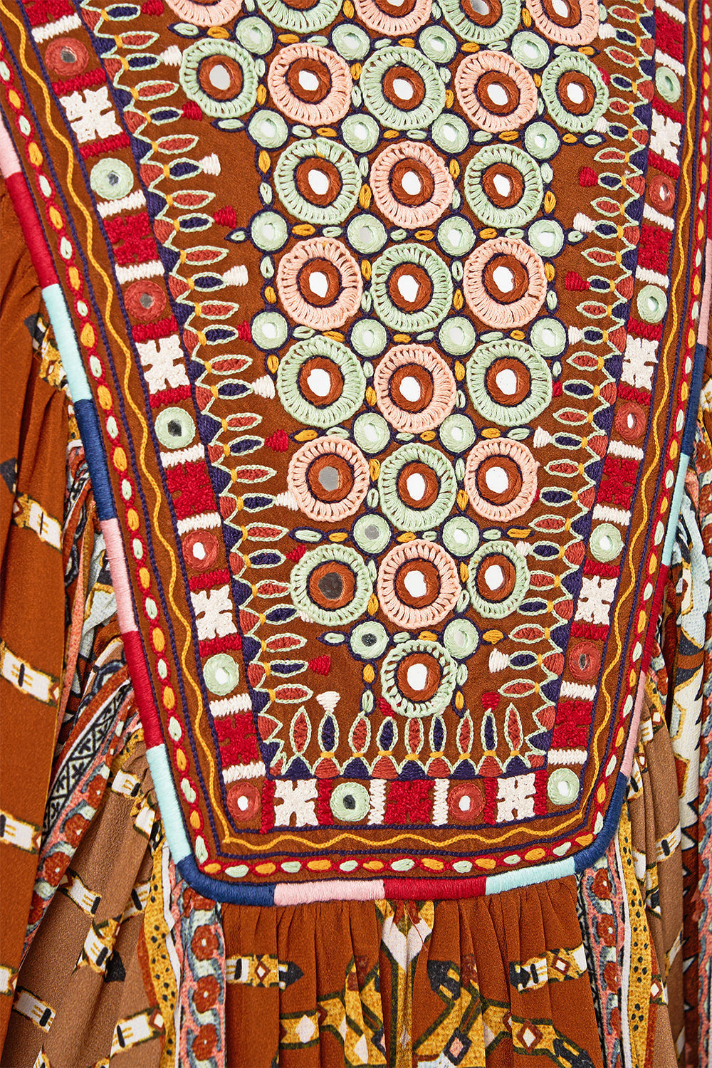 DROP SHOULDER RUFFLE DRESS FABRIC OF TIME