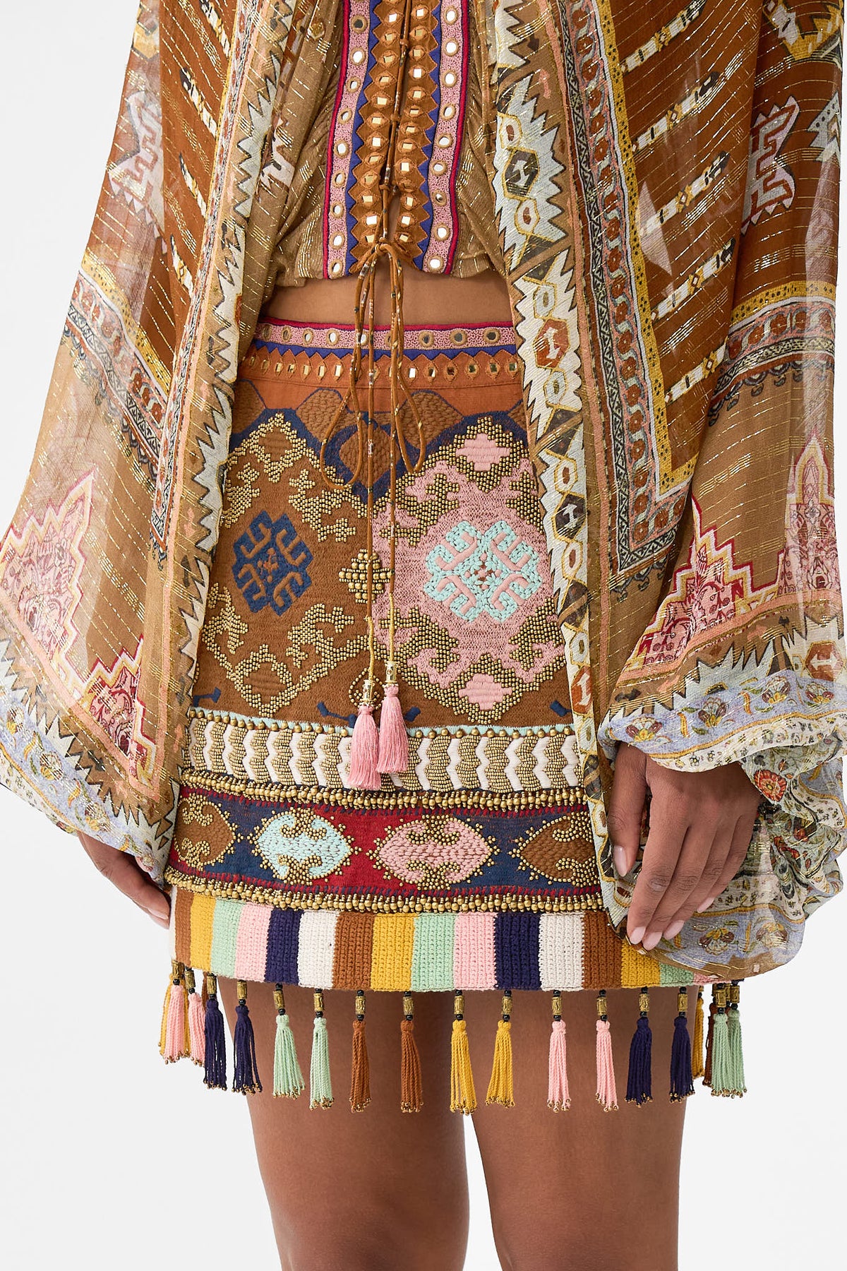 MINI SKIRT FABRIC OF TIME