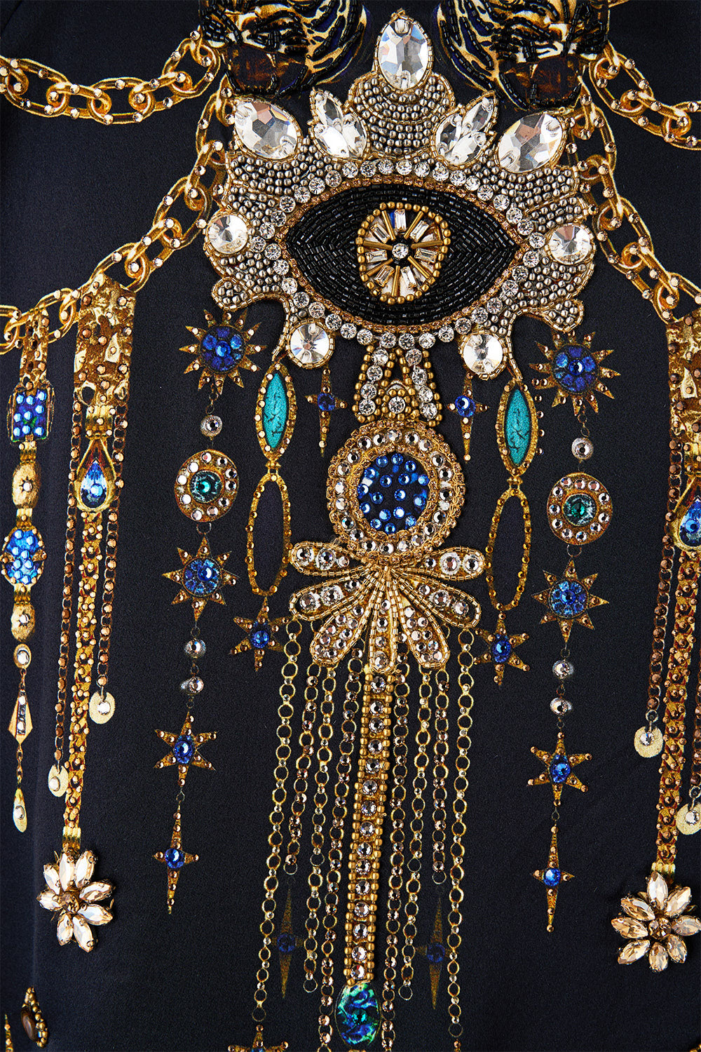 BOMBER JACKET WITH SHIRRED CUFF AMULETS AND ALCHEMY