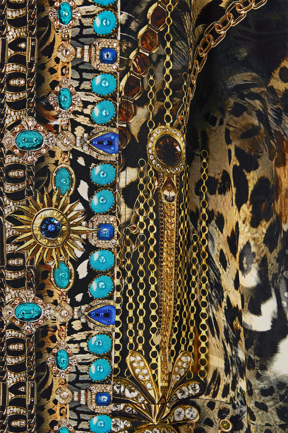 OPEN FRONT CARDI CAPE FELINE FOLKLORE