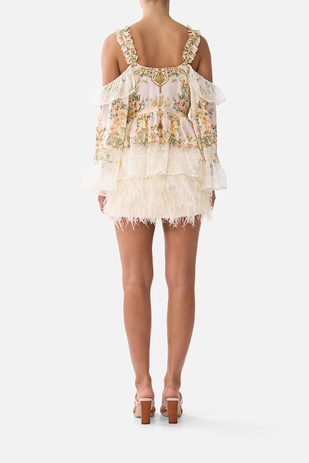 FEATHER MINI SKIRT TWILIGHT IN ISTANBUL